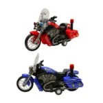 MOTO METÁLICA POLICÍA COLOR 7728