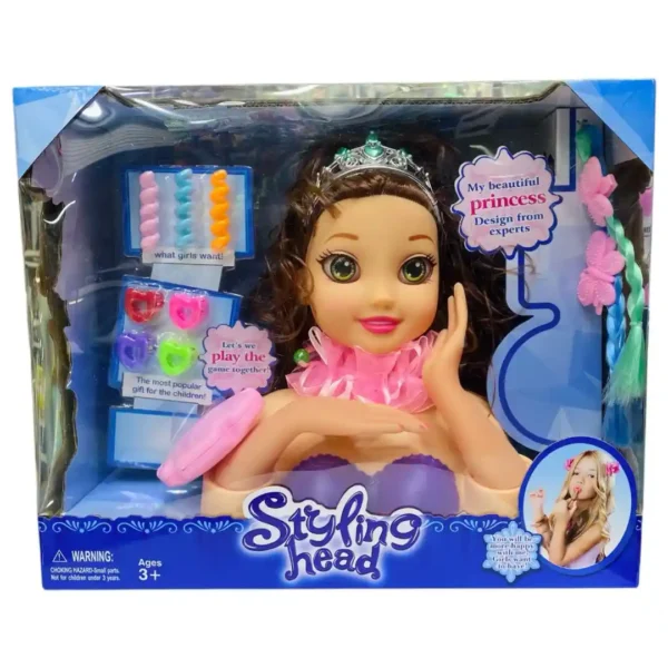 MUÑECA CABEZA PARA PEINAR B369-86