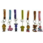 LLAVERO SILICONA MUÑECOS MOTIVOS