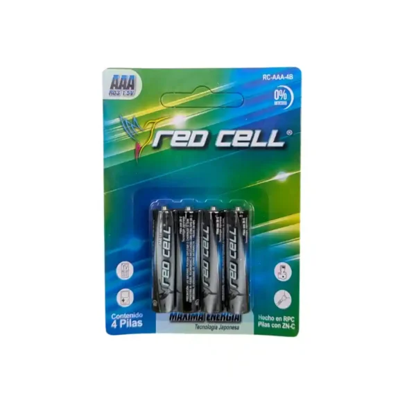 PILA CARTÓN RED CELL RC-AAA-4B