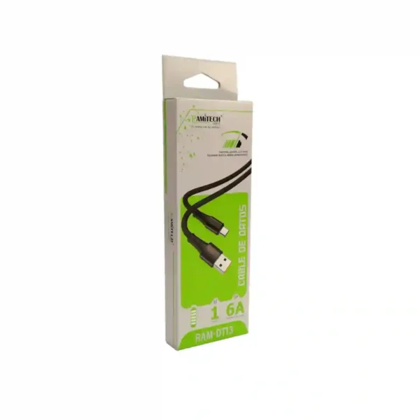 CABLE DE DATOS USB-IPHONE CARGA RÁPIDA RAM-DT13