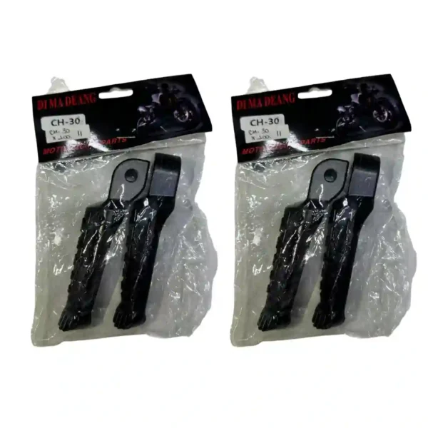 POSAPIES NEGRO PARA MOTO CH30
