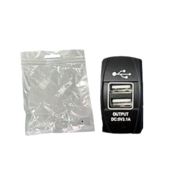 SWITCHE PUERTO DE CARGA DOBLE PARA MOTO CH-49