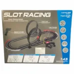 PISTA ELÉCTRICA CON CARROS 555CM JJ98-2 - Imagen 2