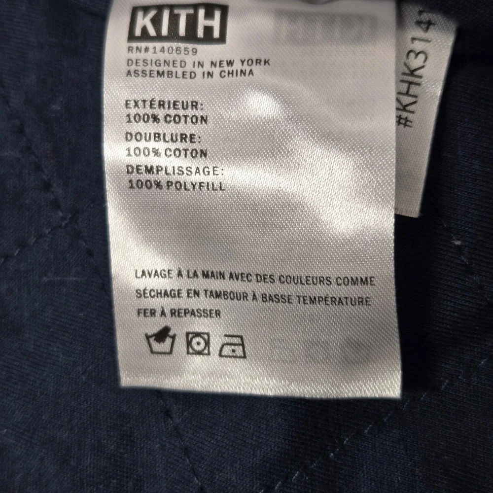 Kith Kids Plaid Hooded Onepiece Romper Jumpsuit Red Cream Blue Size 3-6 Months